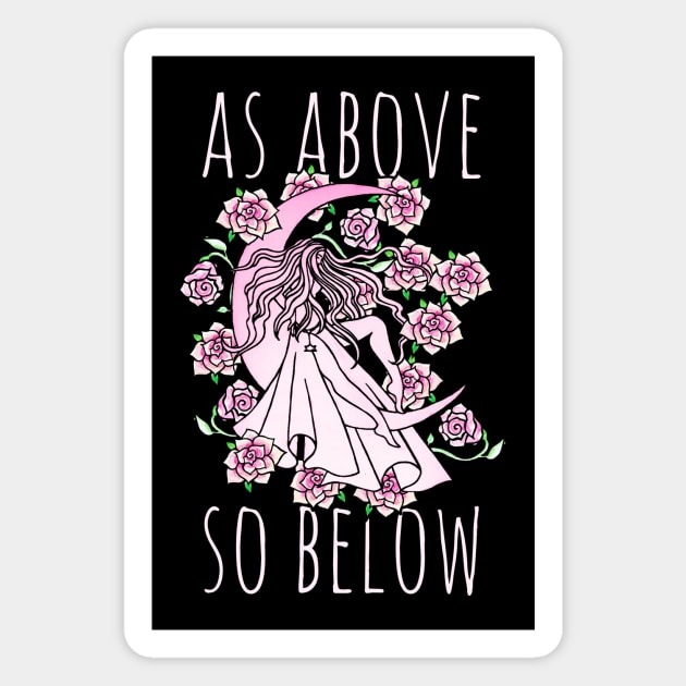 As above so below Magnet by bubbsnugg